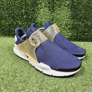 Nike Men Sock Dart Midnight Navy Slip On Sneakers 819686-400 Mens Size 10